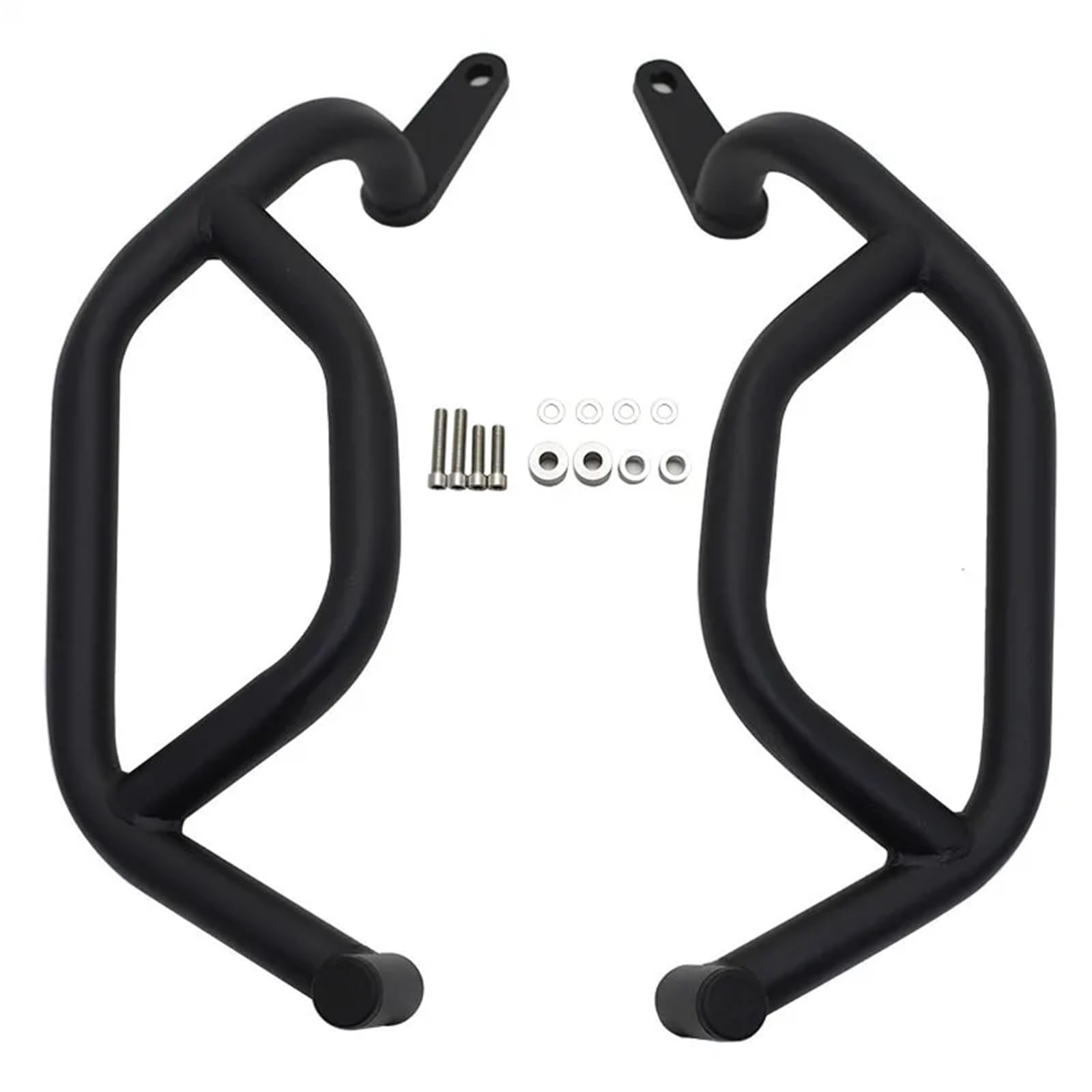 motorrad stoßstangen blöcke Fit Für CFMOTO 450 MT 2024 Motor Schutz Crash Bar Für CFMOTO 450MT Motorrad Rahmen Schutz Stoßstange 450-MT Motorrad Sturzbügel(Only Lower Black) von NADCFN