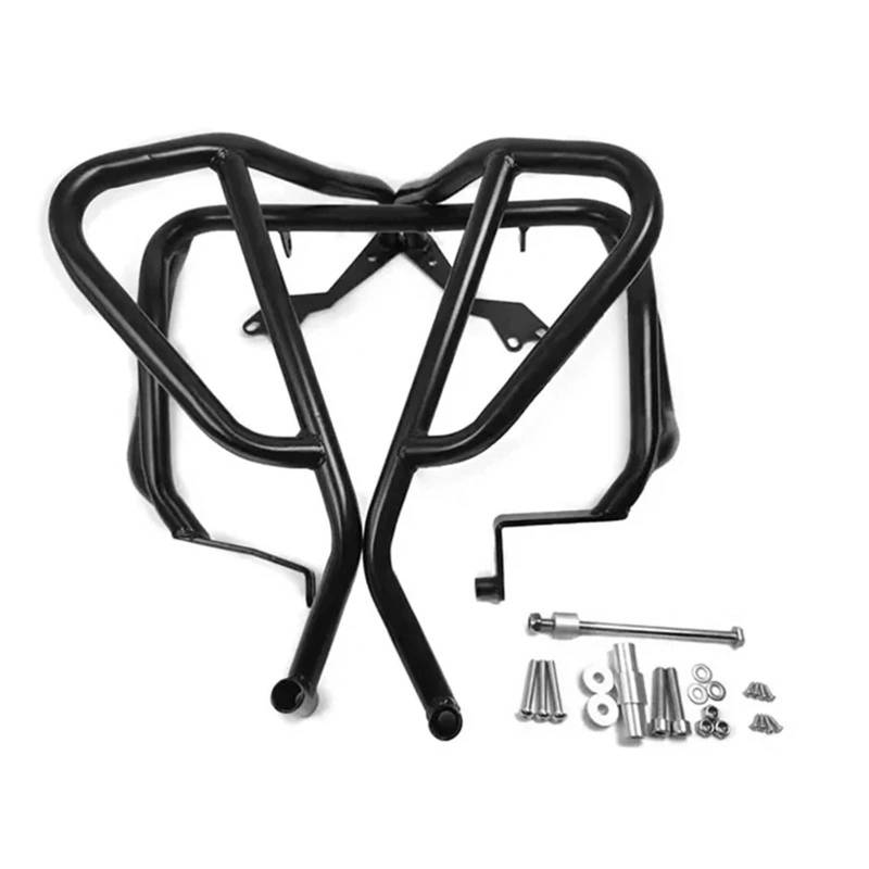 motorrad stoßstangen blöcke Fit Für HONDA CB400X CB400X CB500X 2019-20 2021 2022 2023 Motorrad Motor Crash Bar Stoßstange Schutz Rahmen Kit Motorrad Sturzbügel(Upper Lower Black) von NADCFN