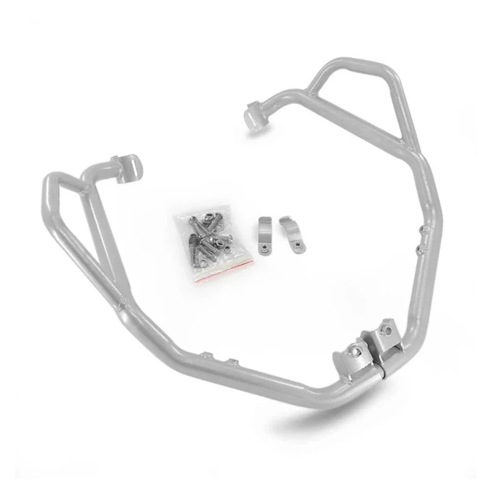 motorrad stoßstangen blöcke Fit Für HONDA NC700X NC750X 2012-2016 2017 2018 2019 2020 Motorrad Autobahn Motor Schutz Crash Bars Protector Motorrad Sturzbügel(Silver) von NADCFN