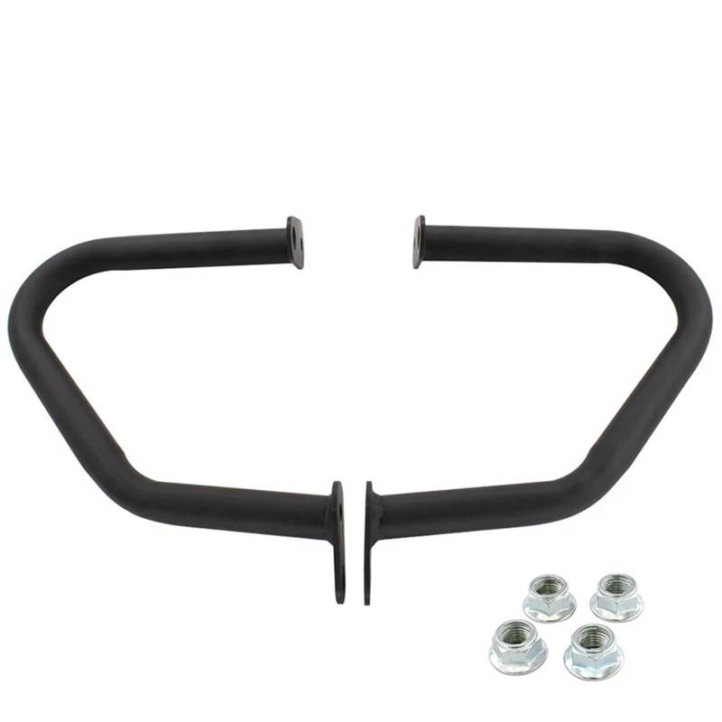 motorrad stoßstangen blöcke Motor Crash Bar Stoßstange Fit Für Triumph Bonneville T100 T120 Bobber Thruxton 1200 R Street Cup Twin Speed ​​Twin Motorrad Sturzbügel(Black) von NADCFN