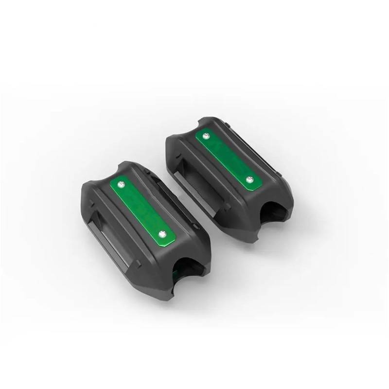 motorrad stoßstangen blöcke Motorrad 25MM Motor Crash Bar Stoßstange Dekorative Schutz Block FIT Für KAWASAKI KLE500 KLE650 KLE 500 KLE 600 1991-2007 Motorrad Sturzbügel(Green) von NADCFN