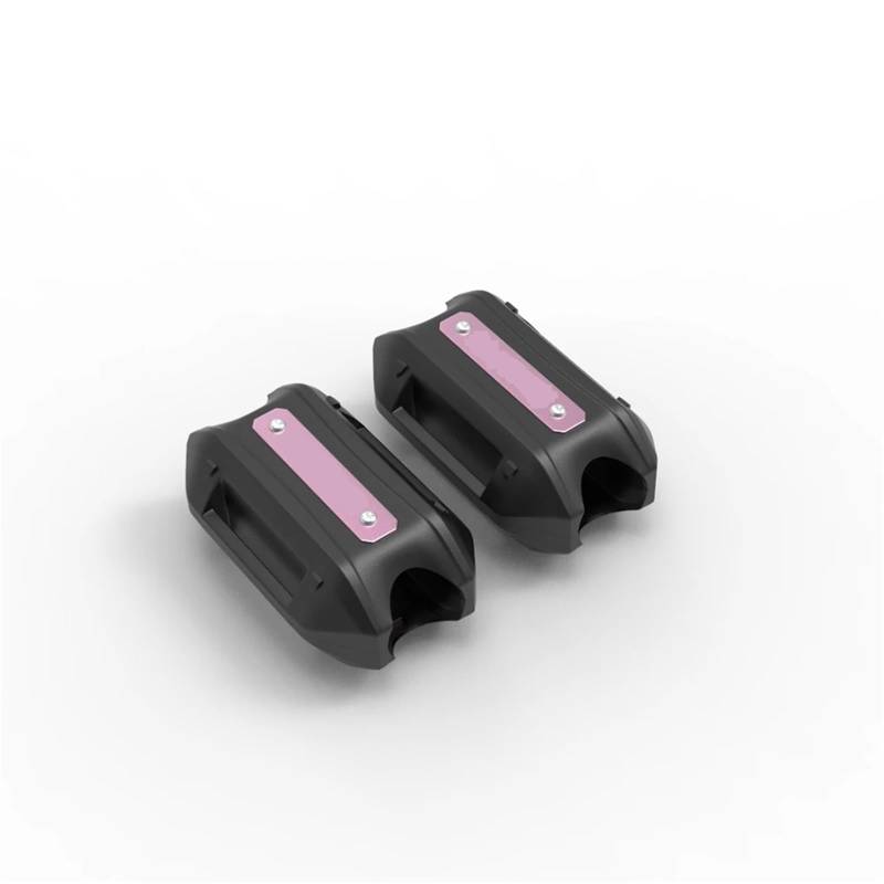 motorrad stoßstangen blöcke Motorrad 25MM Motor Crash Bar Stoßstange Dekorative Schutz Block FIT Für KAWASAKI KLE500 KLE650 KLE 500 KLE 600 1991-2007 Motorrad Sturzbügel(Pink) von NADCFN