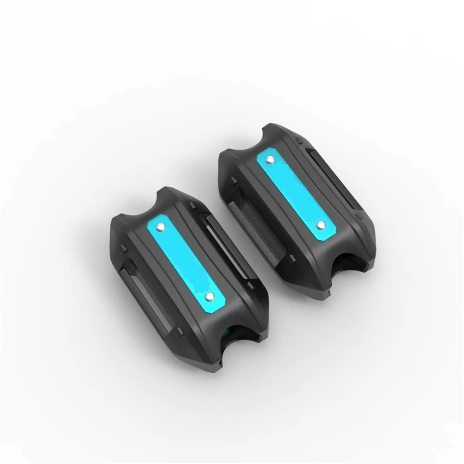 motorrad stoßstangen blöcke Motorrad 25MM Motor Crash Bar Stoßstange Dekorative Schutz Block FIT Für KAWASAKI KLE500 KLE650 KLE 500 KLE 600 1991-2007 Motorrad Sturzbügel(Sky Blue) von NADCFN