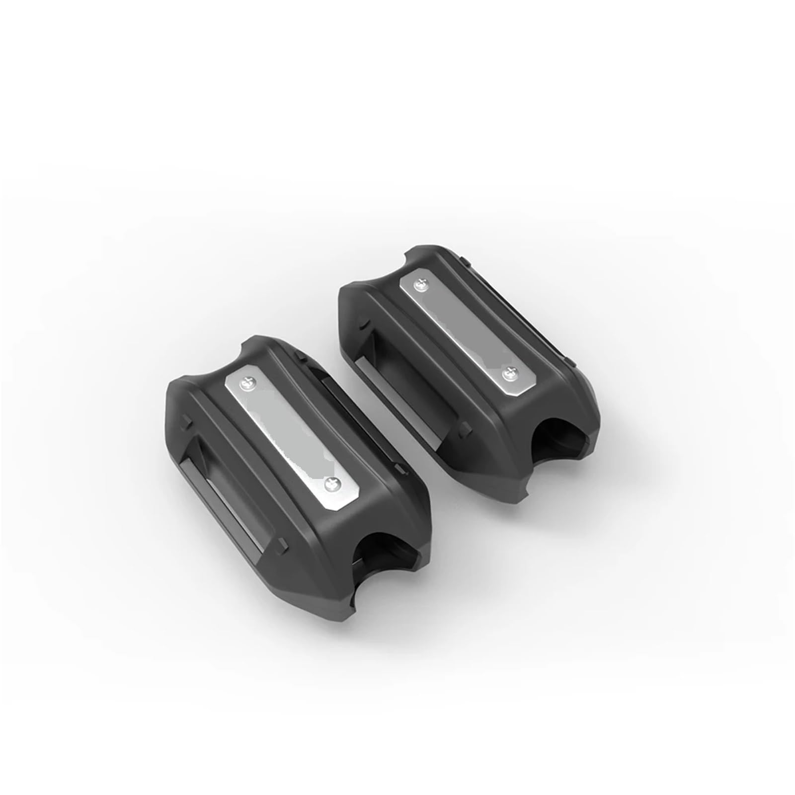 motorrad stoßstangen blöcke Motorrad 25MM Motor Crash Bar Stoßstange Dekorative Schutz Block FIT Für KAWASAKI KLE500 KLE650 KLE 500 KLE 600 1991-2007 Motorrad Sturzbügel(Sliver) von NADCFN