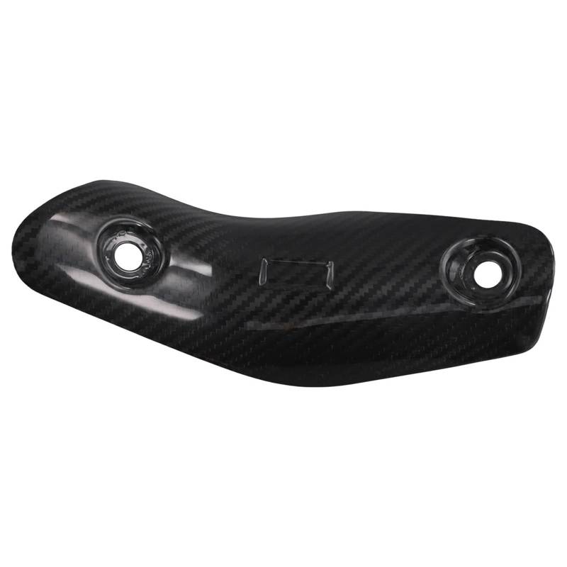 motorrad stoßstangen blöcke Motorrad Auspuff Vorne Link Rohr Carbon Fiber Hitzeschild Abdeckung Fit Für Kawasaki Ninja ZX-4R ZX-4RR ZX4R ZX4RR Motorrad Sturzbügel von NADCFN