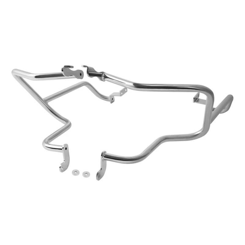motorrad stoßstangen blöcke Motorrad Chrom/Schwarz Satteltaschen Crash Bars Motor Schutz Schutz Fit Für BMW R18 B 2021-2024 Links Und Rechts seite Motorrad Sturzbügel(Chrome) von NADCFN