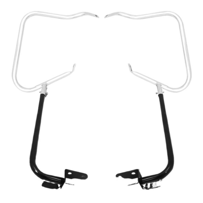 motorrad stoßstangen blöcke Motorrad Hinten Bars Kits Unterstützung Bar Stahl Fit Für Harley Touring CVO Road Electra Street Glide 2014-2022 Motorrad Sturzbügel(Saddlebag Bracket B) von NADCFN