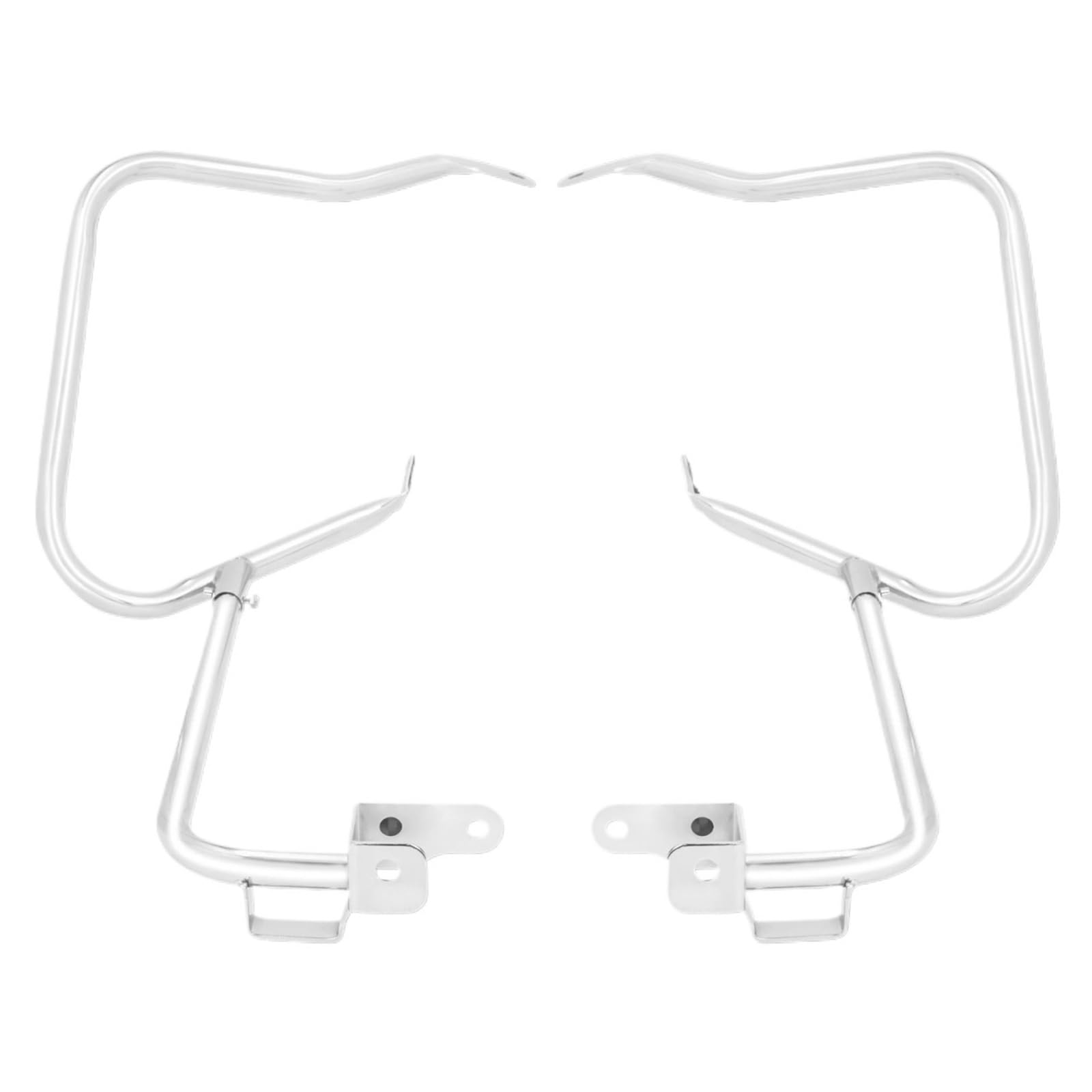 motorrad stoßstangen blöcke Motorrad Hinten Bars Kits Unterstützung Bar Stahl Fit Für Harley Touring CVO Road Electra Street Glide 2014-2022 Motorrad Sturzbügel(Saddlebag Bracket C) von NADCFN
