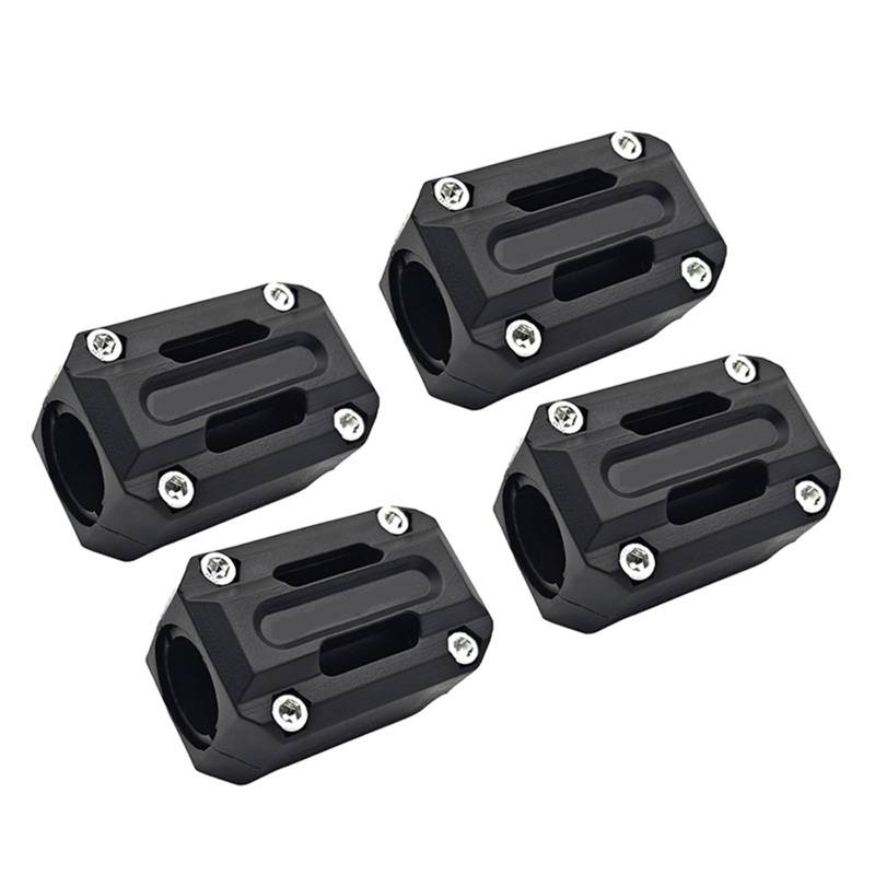 motorrad stoßstangen blöcke Motorrad Motor Crash Bar Stoßstange Dekorative Schutz Block Fit FÜR HONDA NC750x NC750X Transalp XL750 XL400 XL650 XL700 Motorrad Sturzbügel(4pcs TRANSALP) von NADCFN