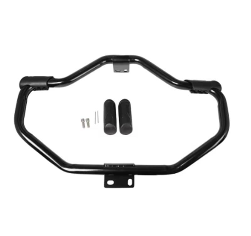 motorrad stoßstangen blöcke Motorrad Motor Schutz Autobahn Crash Bar Schwarz/Chrom FIT Für Harley Sportster XL883 XL1200 48 72 2004-2017 Motorrad Sturzbügel(Gloss Black) von NADCFN