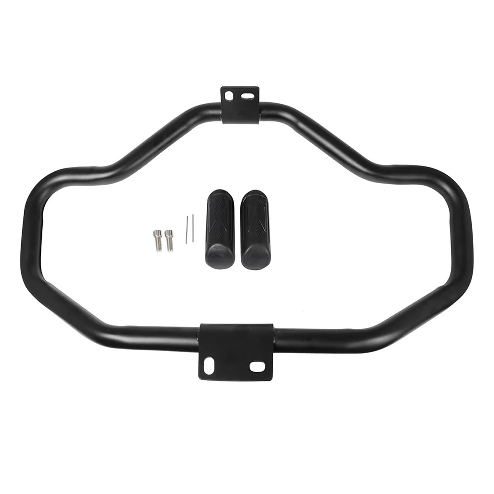 motorrad stoßstangen blöcke Motorrad Motor Schutz Autobahn Crash Bar Schwarz/Chrom FIT Für Harley Sportster XL883 XL1200 48 72 2004-2017 Motorrad Sturzbügel(Matte Black) von NADCFN