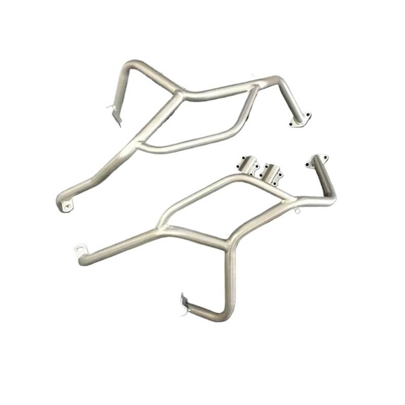 motorrad stoßstangen blöcke Motorrad Motorschutzbügel Autobahn Sturzbügel Rahmen Stoßstange Passend für BMW F800GS F700GS F650GS 2008-2017 2018 Motorrad Sturzbügel(Upper Silver) von NADCFN