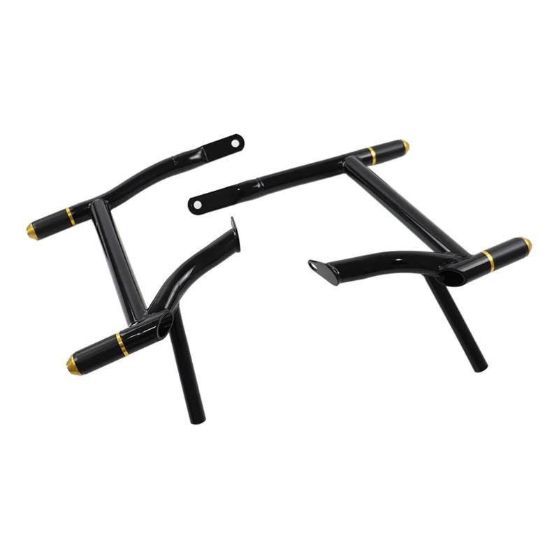 motorrad stoßstangen blöcke Motorrad Schutz Crash Schutz Bar Fit Für Harley Touring Road King Electra Street Glide Spezielle CVO/SE 2009-2024 Motorrad Sturzbügel(Yellow) von NADCFN