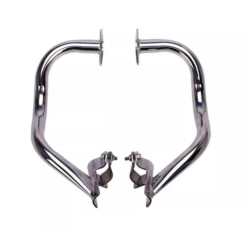 motorrad stoßstangen blöcke Motorradteile L/R Autobahn Crash Bars Motorschutz Stoßstange Rahmen Seite Fit Für Honda CB400 CB400 VTEC 1992-1998 Motorrad Sturzbügel(Chrome CB400 1992-98) von NADCFN