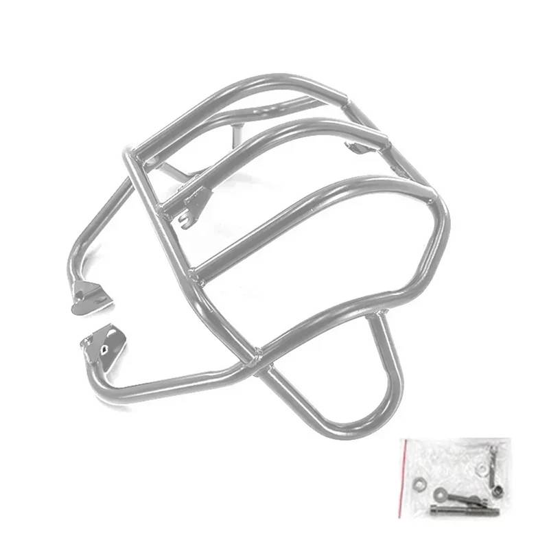 motorrad stoßstangen blöcke Motorradzubehör Oberer unterer Schutzbügel Autobahnschutz Passend für BMW G650GS Sertao 08-16 F650GS Dakar 99-08 Motorrad Sturzbügel(Silver Lower) von NADCFN