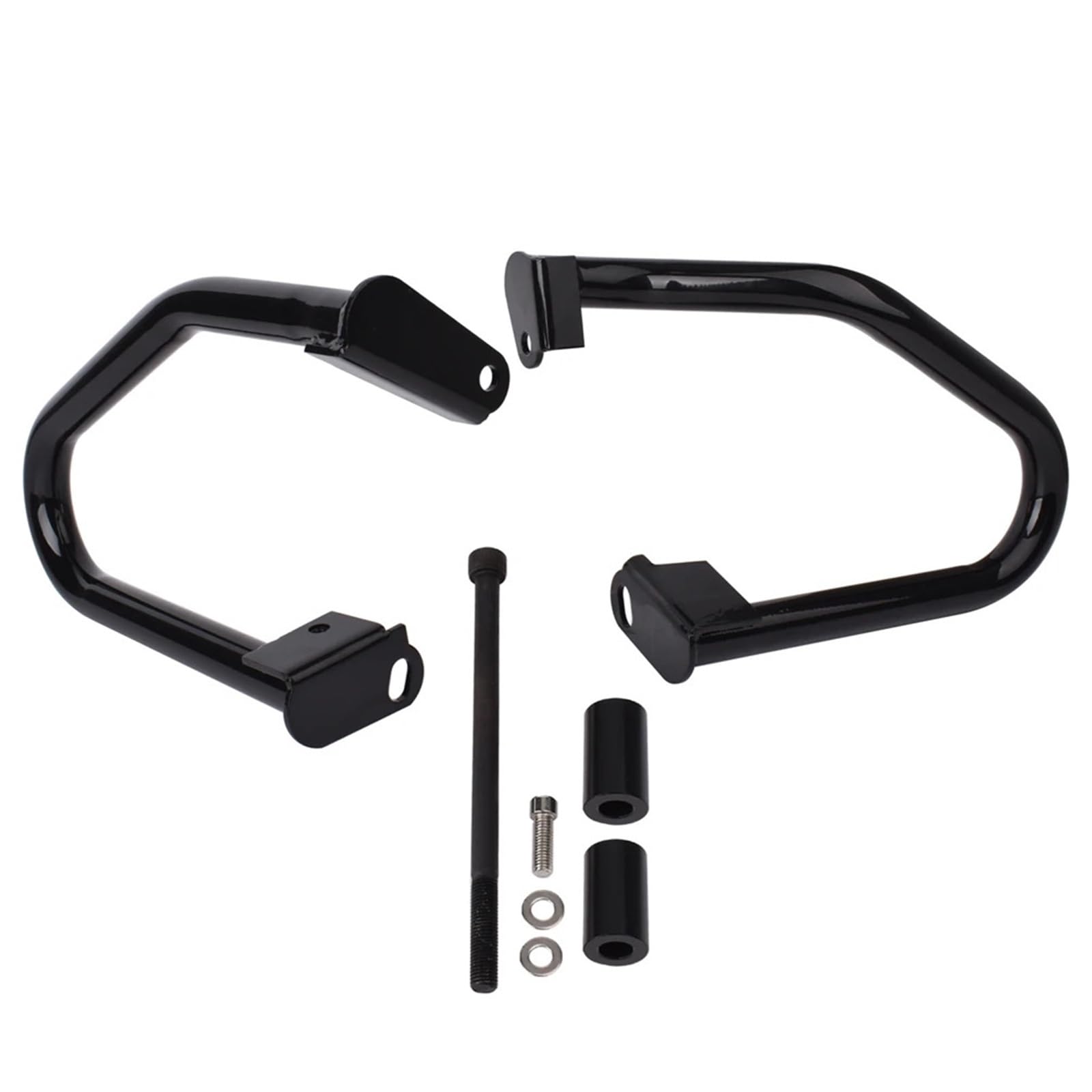 motorrad stoßstangen blöcke Passend für CM1100 CMX1100 Crash Bar Rahmen Stoßstange Passend für Honda Rebel CM CMX 1100 2021-2024 Motorrad Motorschutz Motorrad Sturzbügel(Gross black) von NADCFN