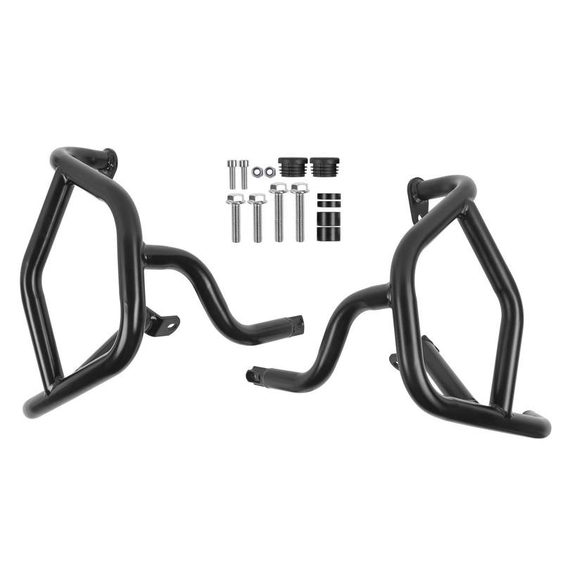 motorrad stoßstangen blöcke Unteren Crash Bar Motor Schutz Protector Fit Für Triumph Tiger 900 GT Rally PRO 2020-2023 Tiger 900 Stoßstange Motorrad Sturzbügel(Black) von NADCFN