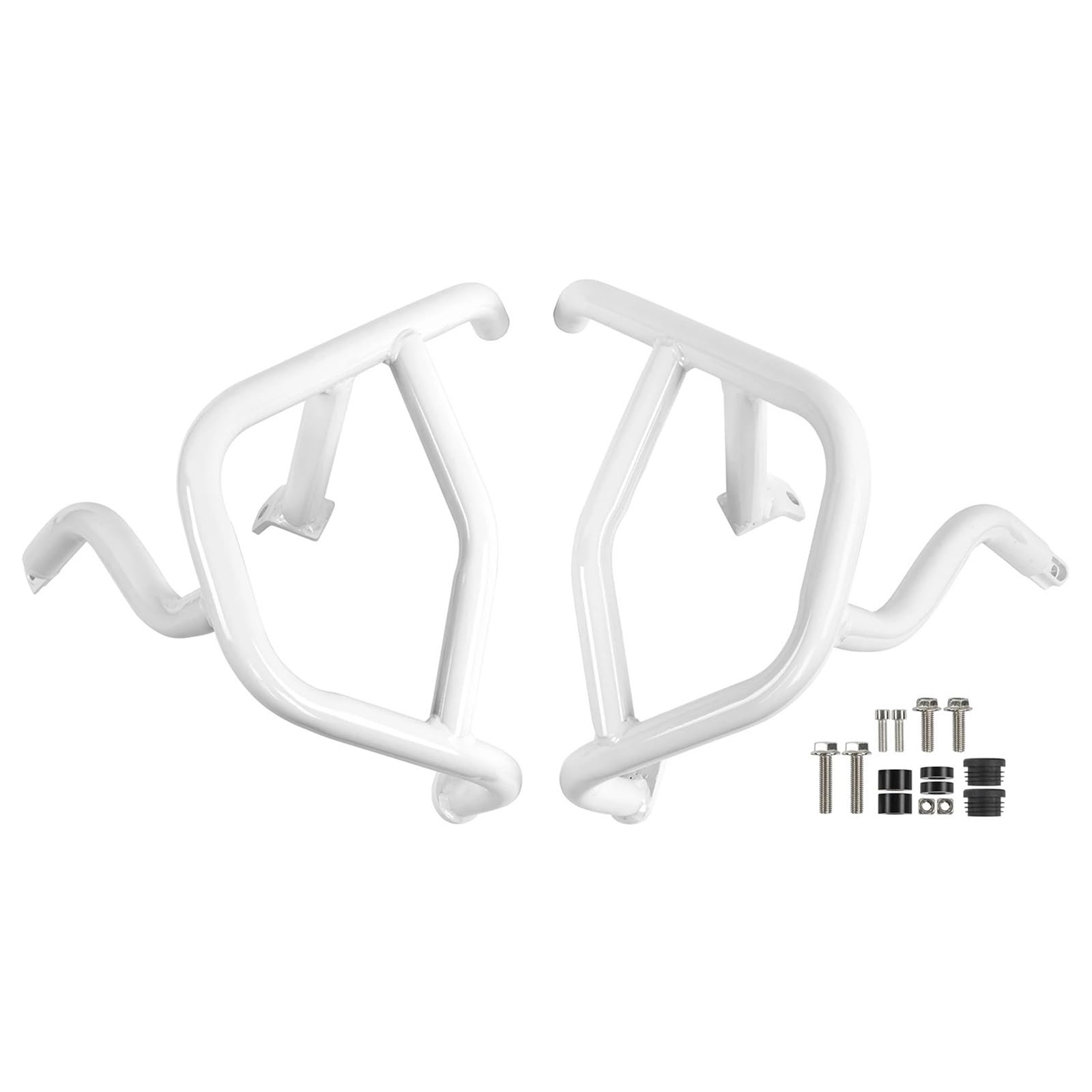 motorrad stoßstangen blöcke Unteren Crash Bar Motor Schutz Protector Fit Für Triumph Tiger 900 GT Rally PRO 2020-2023 Tiger 900 Stoßstange Motorrad Sturzbügel(White) von NADCFN
