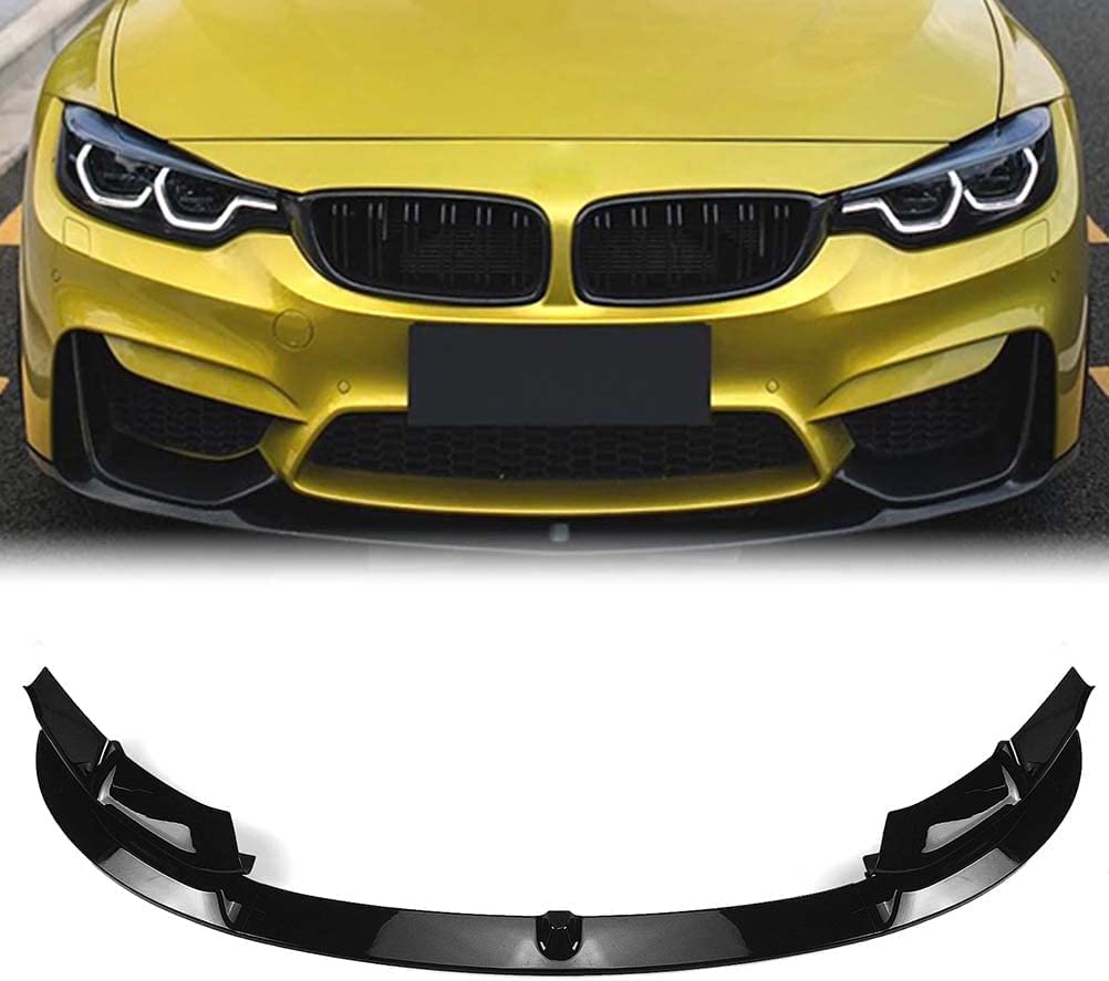Auto Frontlippe Frontspoiler für BMW F80 M3 F83 F82 M4 2015 2016 2017 2018 2019 2020,Auto Frontstoßstange Splitter Lip Spoiler Canard-Schutz von NAIRE