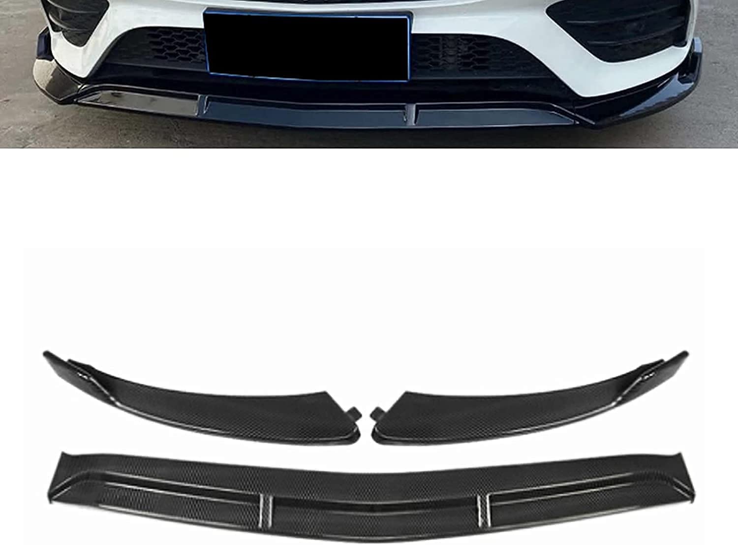 Auto Frontlippe Frontspoiler für Mercedes-Benz C118 W118 CLA Class CLA250 CLA200 CLA220,Auto Frontstoßstange Splitter Lip Spoiler Canard-Schutz von NAIRE