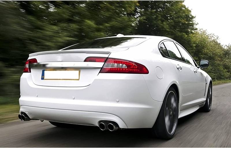 Auto Heckspoiler Spoiler für Jaguar XF 2007 2008 2009 2010 2011,Auto-Spoiler Kofferraumspoiler Heckflügel Außen Styling Zubehör von NAIRE