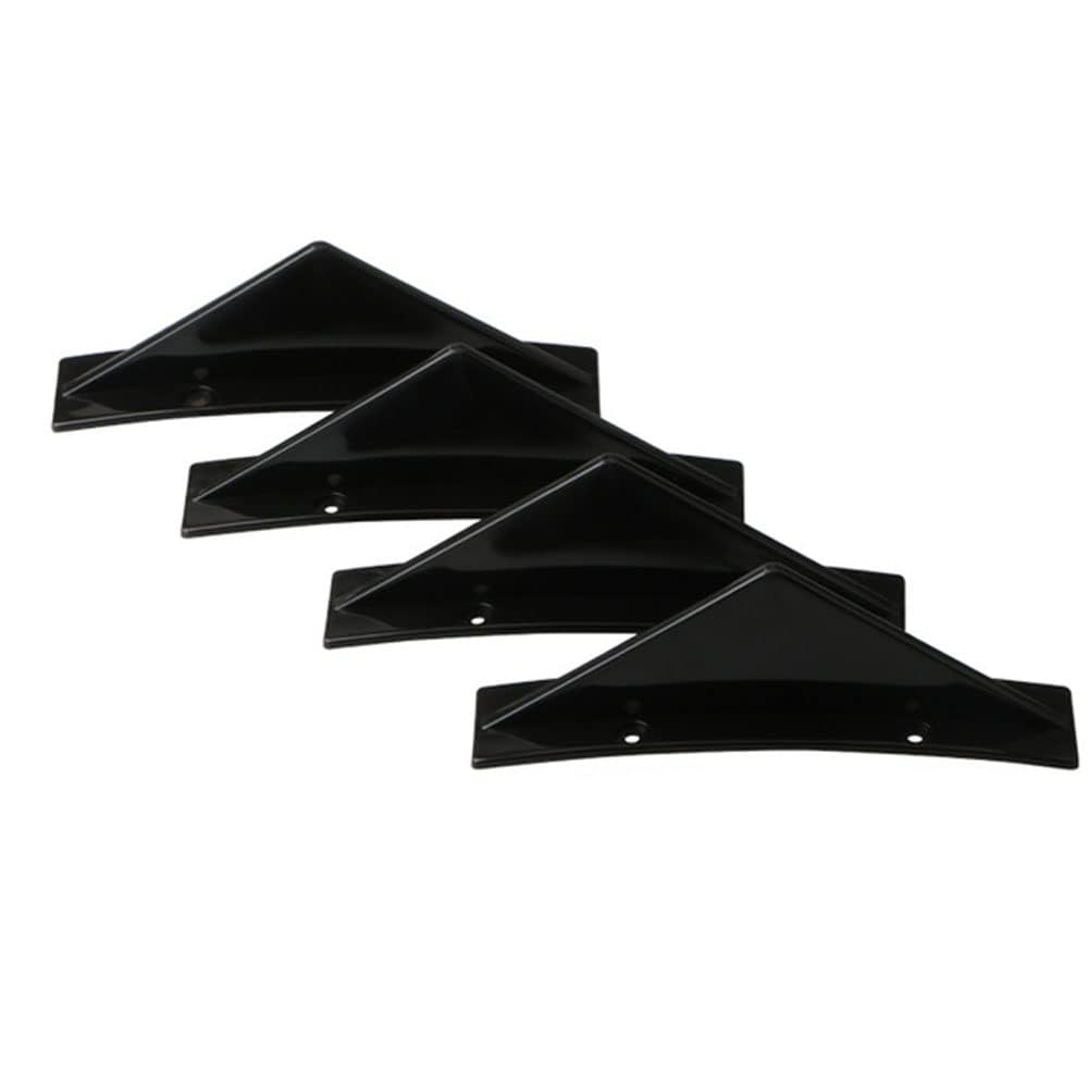 Heckstoßstange Diffusor Lippe für Jeep Grand Cherokee Compass Commander Grand Commander Wrangler,4 Stück Spoilerlippe Heckdiffusor,Heckspoiler Heckstoßstange Lippe,A/Black-A/Curved Heckstoßstange Diffusor Lippe für Jeep Grand Cherokee Compass Commander Grand Commander Wrangler,4 Stück Spoilerlippe Heckdiffusor,Heckspoiler Heckstoßstange Lippe,A/Black-A/Curved von NAIRE
