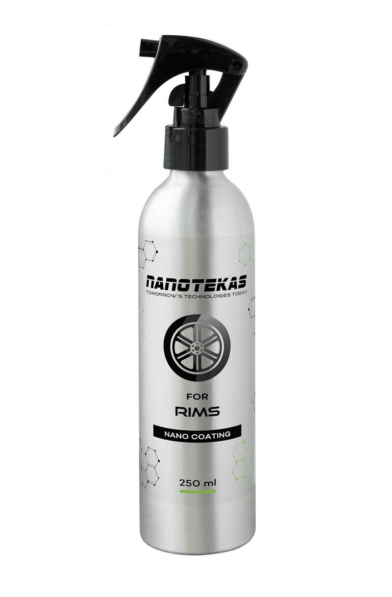 NanoTec Keramik Nano Beschichtung für Felgen hydrophober Effekt Imprägnierung für Cars Rollen 250 ml von Nanotekas