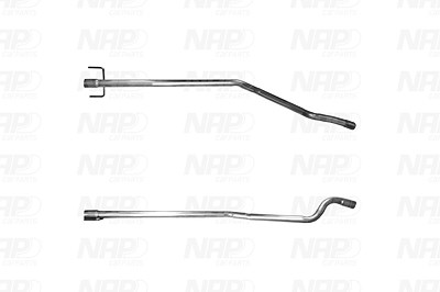 Nap Carparts Abgasrohr [Hersteller-Nr. CAC10384] für Opel, Vauxhall von NAP carPARTS