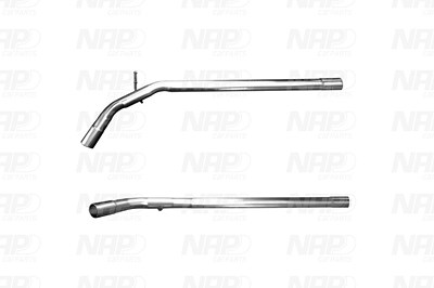 Nap Carparts Abgasrohr [Hersteller-Nr. CAC10527] für Renault von NAP carPARTS