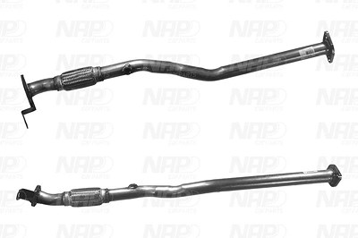 Nap Carparts Abgasrohr [Hersteller-Nr. CAC10577] für Hyundai von NAP carPARTS
