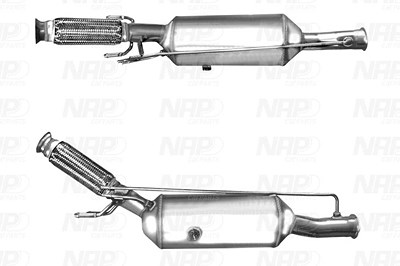 Nap Carparts Dieselpartikelfilter [Hersteller-Nr. CAD10317] für Citroën, Peugeot von NAP carPARTS