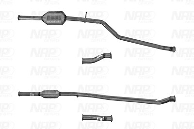 Nap Carparts Dieselpartikelfilter [Hersteller-Nr. CAD10501] für Citroën, Peugeot von NAP carPARTS