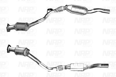 Nap Carparts Katalysator [Hersteller-Nr. CAK10035] für Audi von NAP carPARTS