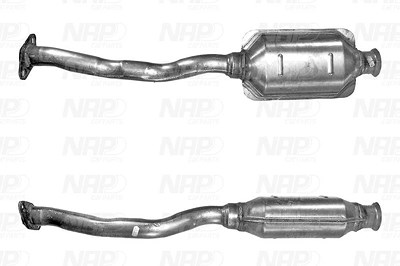 Nap Carparts Katalysator [Hersteller-Nr. CAK10489] für Peugeot von NAP carPARTS