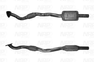 Nap Carparts Katalysator [Hersteller-Nr. CAK10854] für Opel, Vauxhall von NAP carPARTS