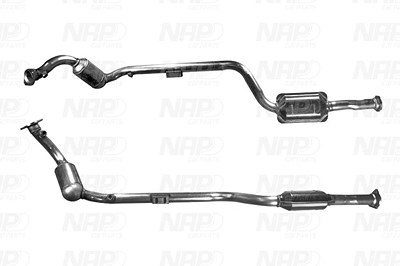 Nap Carparts Katalysator [Hersteller-Nr. CAK11138] für Mercedes-Benz von NAP carPARTS