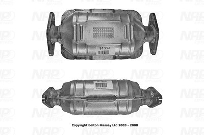 Nap Carparts Katalysator [Hersteller-Nr. CAK11153] für Kia von NAP carPARTS