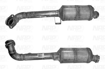 Nap Carparts Katalysator [Hersteller-Nr. CAK11180] für Mercedes-Benz von NAP carPARTS