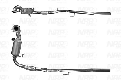 Nap Carparts Katalysator [Hersteller-Nr. CAK11242] für Audi, Seat, Skoda, VW von NAP carPARTS