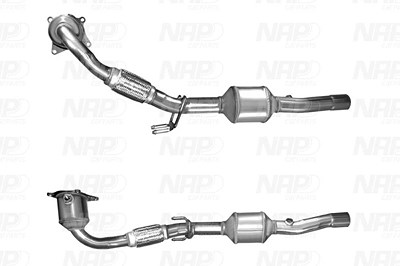 Nap Carparts Katalysator [Hersteller-Nr. CAK11243] für Audi, Seat, Skoda von NAP carPARTS