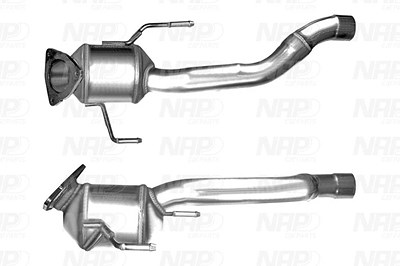 Nap Carparts Katalysator [Hersteller-Nr. CAK11290] für Porsche von NAP carPARTS