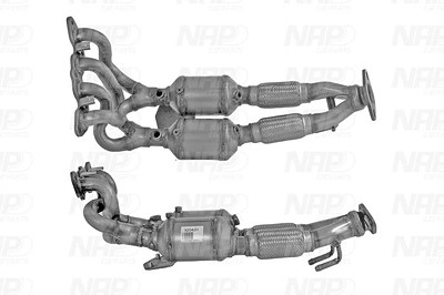 Nap Carparts Katalysator [Hersteller-Nr. CAK11303] für Ford von NAP carPARTS