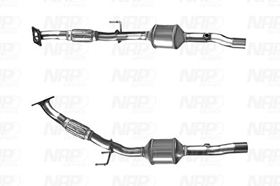 Nap Carparts Katalysator [Hersteller-Nr. CAK11318] für Audi, Seat, Skoda, VW von NAP carPARTS