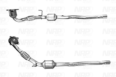 Nap Carparts Katalysator [Hersteller-Nr. CAK11347] für Audi, VW von NAP carPARTS