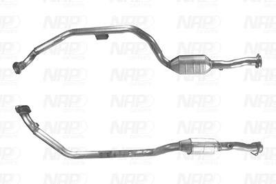 Nap Carparts Katalysator [Hersteller-Nr. CAK11423] für Mercedes-Benz von NAP carPARTS