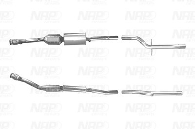 Nap Carparts Katalysator [Hersteller-Nr. CAK11427] für Citroën von NAP carPARTS