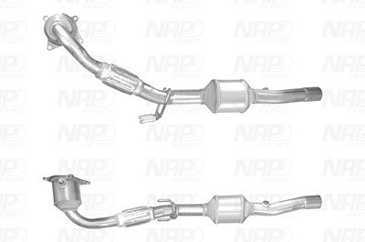Nap Carparts Katalysator [Hersteller-Nr. CAK11491] für Audi, Seat, Skoda von NAP carPARTS