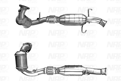 Nap Carparts Katalysator [Hersteller-Nr. CAK11029] für Saab von NAP carPARTS