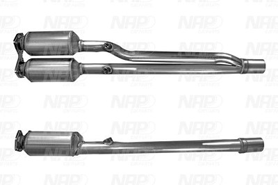 Nap Carparts Katalysator [Hersteller-Nr. CAK11042] für Audi, VW von NAP carPARTS