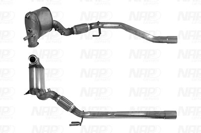 Nap Carparts Ruß-/Partikelfilter, Abgasanlage [Hersteller-Nr. CAD10555] für Audi, Seat, VW von NAP carPARTS